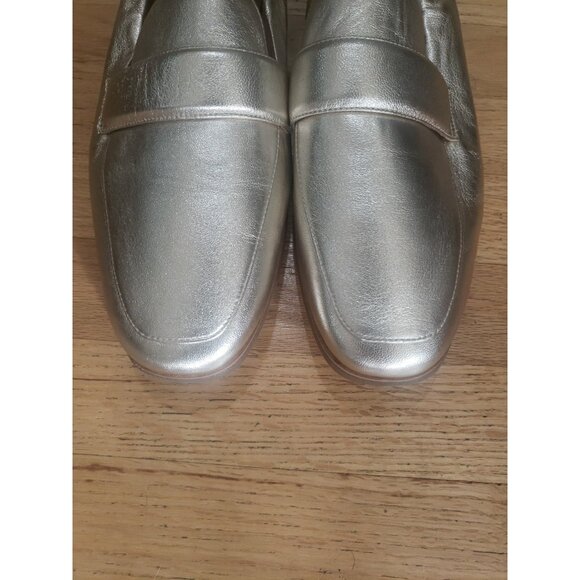 Cole Haan Shoes Loafers Women's Trinnie Leather Soft Style Flat Gold Sz 11 - Picture 3 of 12